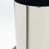 Wazon Czarno-srebrny Aluminium Ø20x51 Cm
