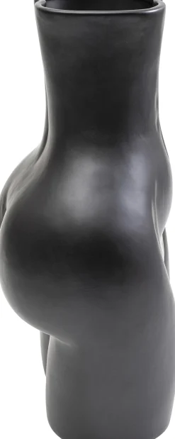 Wazon Czarny Z Motywem Ludzkiego Ciała 27x40 Cm
