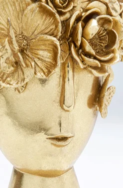 Wazon Dekoracyjny Flowercrown 20x31 Cm Złoty