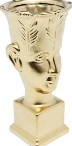 Wazon Dekoracyjny Rosto Ø12x25 Cm Złoty