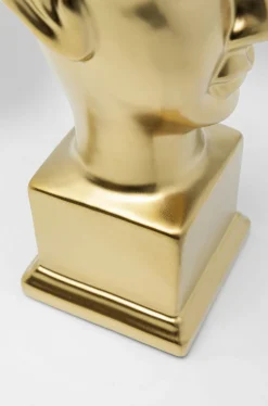 Wazon Dekoracyjny Rosto Ø12x25 Cm Złoty