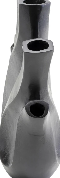 Wazon Do Salonu Czarny Z Aluminium 19x25 Cm