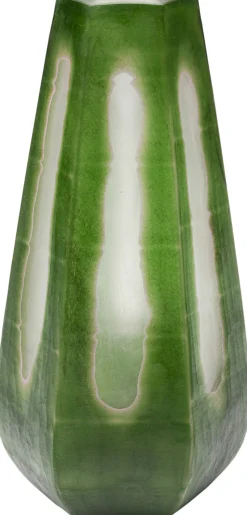 Wazon Do Salonu Nowoczesny W Kolorze Zielonym 36 Cm