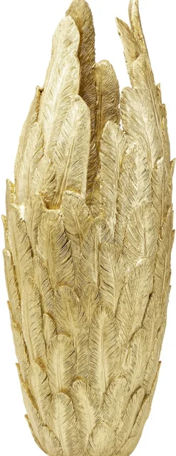 Wazon Feathers Ø35x91 Cm Złoty
