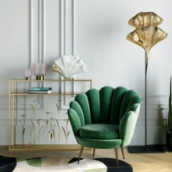 Wazon Gingo Elegance 45x32 Cm Biało-złoty