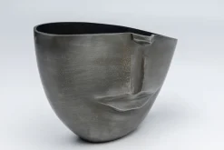 Wazon Half Face 31x22 Cm Aluminium Antracytowy