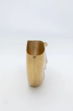 Wazon Half Face 46x29 Cm Aluminium Złoty