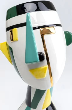 Wazon Happy Face 21x43 Cm Kolorowy