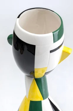 Wazon Happy Face 21x43 Cm Kolorowy