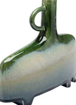 Wazon Kamionkowy Z Uchwytem 3-kolorowy 27x24 Cm