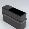 Wazon Paro 25x16 Cm Aluminium Ciemnobrązowy