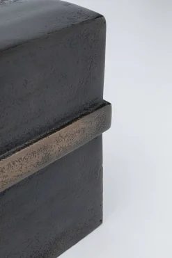 Wazon Paro 25x16 Cm Aluminium Ciemnobrązowy
