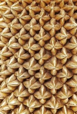 Wazon Pineapple 25x50 Cm Złoty