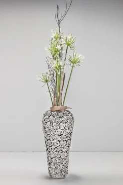 Wazon Rose Multi 22x45 Cm Srebrny