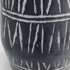 Wazon Scribble Ø16x43 Cm Czarny