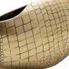Wazon Stalowy Złoty Do Salonu 27x12 Cm