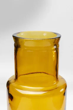 Wazon Szklany W Kolorze Bursztynowym Ø18x75 Cm
