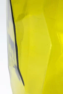 Wazon Wysoki Ze Szkła Z Recyklingu Zielony 27x75 Cm
