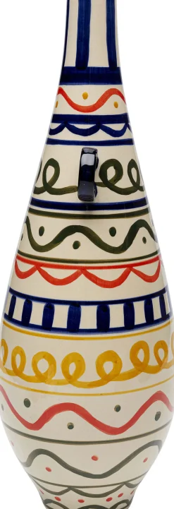 Wazon Z Ceramiki Boho Kolorowe Wzory Ø17x48 Cm