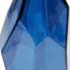 Wazon Ze Szkła Z Recyklingu Niebieski 13x31 Cm