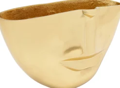 Wazon Złoty Glamour 38 Cm Pół Twarzy