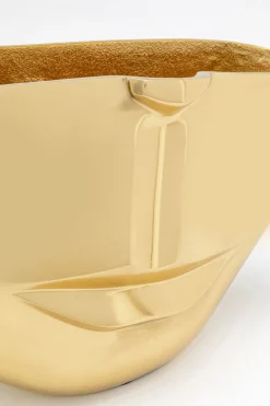 Wazon Złoty Glamour 38 Cm Pół Twarzy