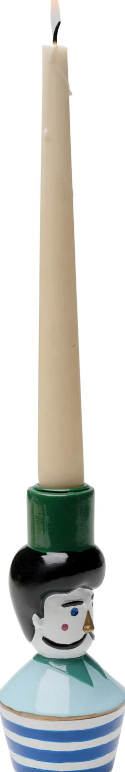 Świecznik Kolorowy Lord Na świecę Stożkową 16 Cm