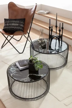 Świecznik Na 5 świec Loft Czarny Aluminium 26x31 Cm