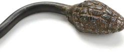 Wieszak ścienny Snake 73x11 Cm Czarny