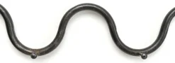 Wieszak ścienny Snake 73x11 Cm Czarny