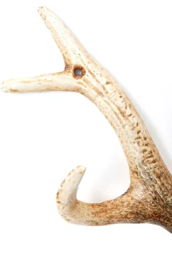Wieszak ścienny Stalowy Naturalny Poroże 35 Cm