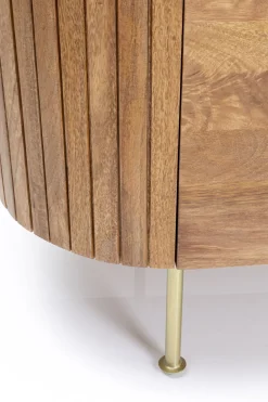 Witryna Grace 100x145 Cm Drewno Mango - Blat Marmur