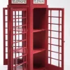 Witryna London Telephone 140x53 Cm Czerwona