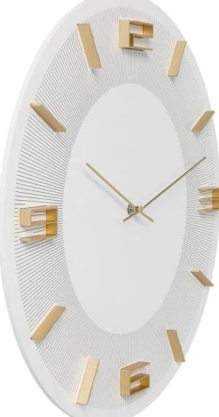 Zegar ścienny Leonardo Ø49 Cm Biało-złoty