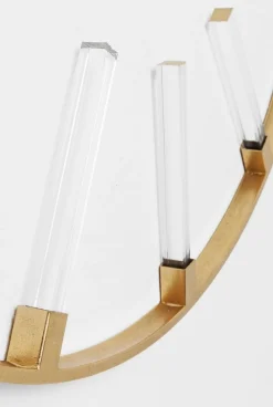 Zegar Visible Sticks 92x5 Cm Złoty