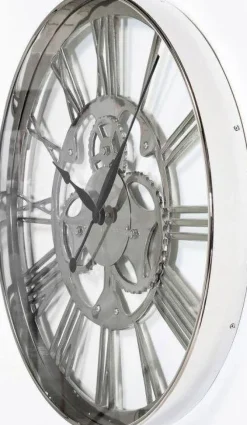 Zegar Wiszący Gear Ø60 Cm Srebrny