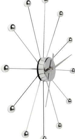 Zegar Wiszący Like Umbrella Balls Ø60 Cm Srebrny