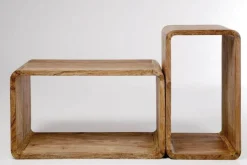 Zestaw Dwóch Regałów Authentico Drewniane