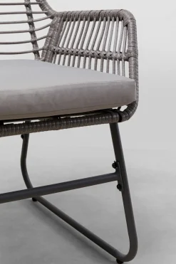 Zestaw Ogrodowy 4-elementowy Sofa, 2 Fotele I Stolik Kawowy
