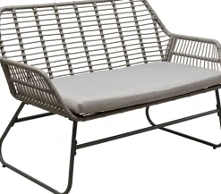 Zestaw Ogrodowy 4-elementowy Sofa, 2 Fotele I Stolik Kawowy