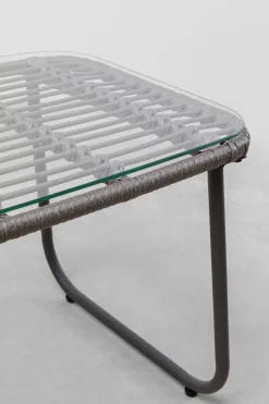 Zestaw Ogrodowy 4-elementowy Sofa, 2 Fotele I Stolik Kawowy