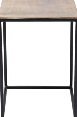 Zestaw Trzech Stolików Kawowych Loft Square Aluminum Kolorowe