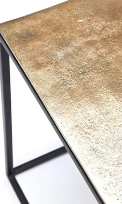 Zestaw Trzech Stolików Kawowych Loft Square Aluminum Kolorowe